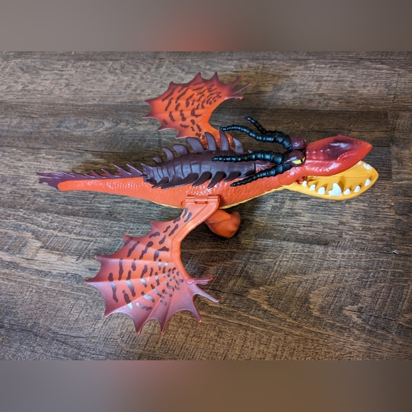 How To Train Your Dragon Hookfang Dragon Blaster Darts Not Included Works 2017 - Picture 1 of 4
